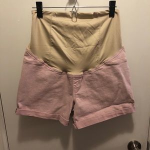 Full panel maternity shorts